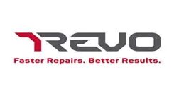 A logo of revox, the company that is selling repair equipment.