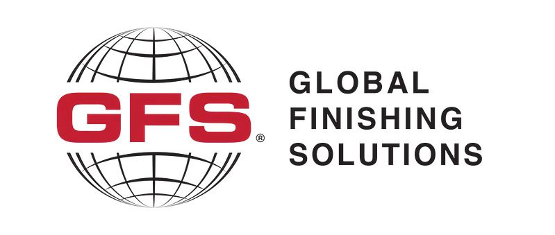 A logo of global finish solutions